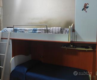Cameretta con soppalco