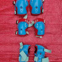 kit protezioni bambini pattini skate bici