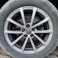 ✅Cerchi audi 17" + gomme 4stagioni 225/60/17
