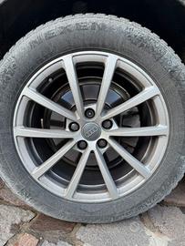 ✅Cerchi audi 17" + gomme 4stagioni 225/60/17