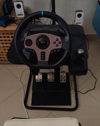 Volante Gaming PXN V9 -Completo di Pedali e Cambio