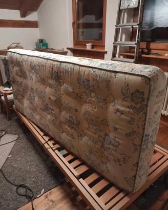 letto singolo ortopedico reclinabile con materasso
