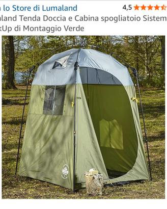 Tenda quick up, doccia o cabina spogliatoio