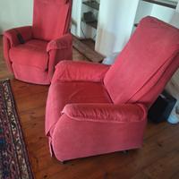 Coppia di Poltrone motorizzate relax per anziani 