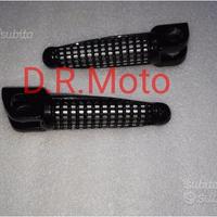 Pedalini neri kawasaki ANTERIORI PILOTA POGGIAPIED