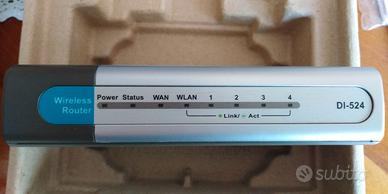 Router D-LINK modello DI 524 - Wireless.