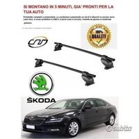 Barre portatutto portapacchi skoda superb ii 4p (0