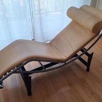 Chaise Longue in pelle Cognac di MDF ITALIA
