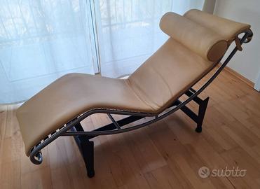 Chaise Longue in pelle Cognac di MDF ITALIA