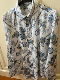 Camicia uomo Etro mis. 39 fantasia su fondo bianco