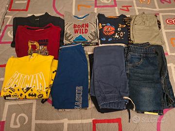 abbigliamento bimbo 5/6 anni 