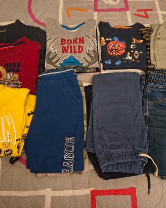 abbigliamento bimbo 5/6 anni 