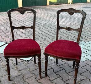 Coppia sedie fine 800