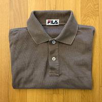 Polo Fila uomo marrone 48 L vintage