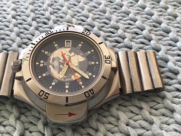 Orologio-bussola Husky-909 North Pole Vintage Nuov