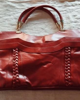 Borsa vintage nappa rossa