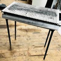 Griglia inox a gas portatile