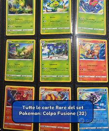 Colpo fusione tutte le carte rare pokemon