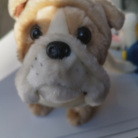 Peluche pupazzo cane Bulldog