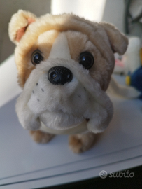 Peluche pupazzo cane Bulldog