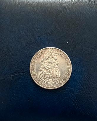 Moneta 1701 Austria 1 Thaler - Leopold I Silver