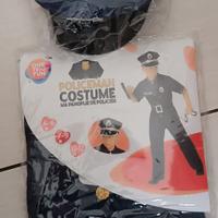 VESTITO CARNEVALE POLIZIOTTO