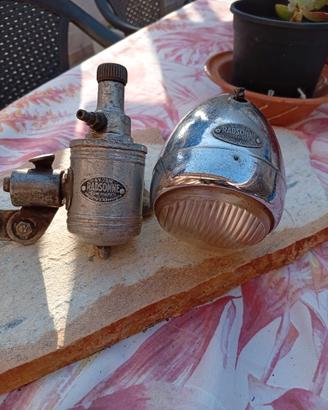 Dinamo e faro bici vintage anni 40/50