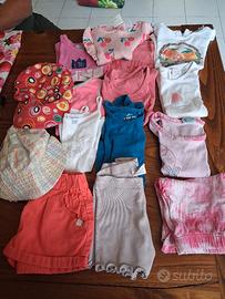 Stock di 15  pezzi abbigliamento estivo 18/24 mesi