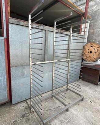 Carrello porta teglie