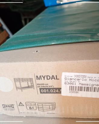 Letto a castello IKEA colore legno