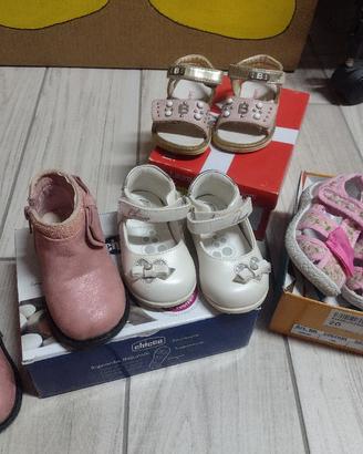 Lotto scarpe bambina n. 19/20