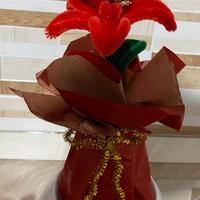 Stella natalizia con scovolino