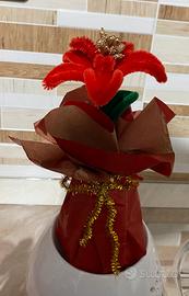 Stella natalizia con scovolino