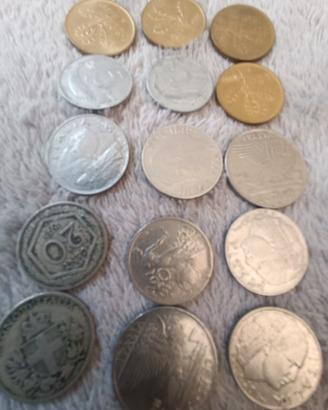 monete centesimi e vecchie lire