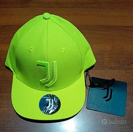 Cappellino con visiera Juventus giallo fluo