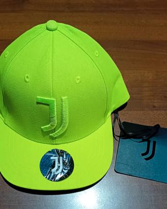 Cappellino con visiera Juventus giallo fluo