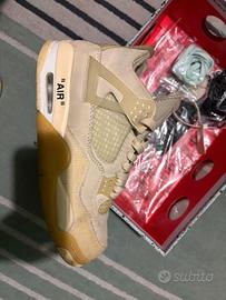 jordan 4 x off white taglia 41