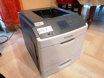 Stampante Lexmark laser MS810N usb bianco/nero