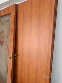 Porte ciliegio/ una in vetro