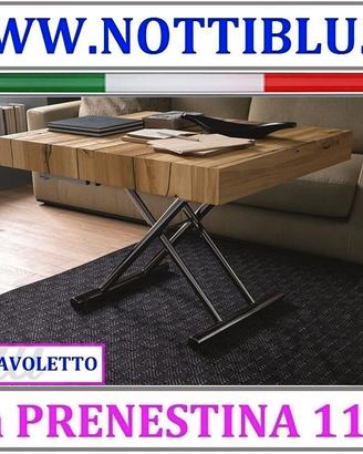Tavolino Trasformabili Noce Nodato A24 e Letti