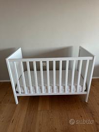 Lettino bianco 60x120