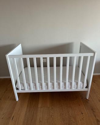 Lettino bianco 60x120