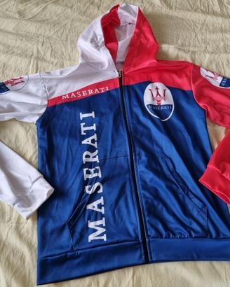 Felpa acetata Maserati nuova, tg. L, da 99 a 59 €