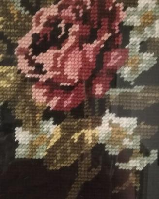 Quadro artigianale a mezzo punto cm 70x42