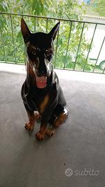statua dobermann Capodimonte 