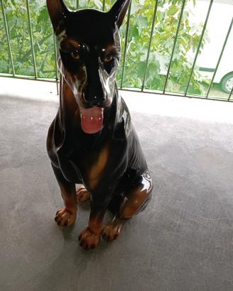 statua dobermann Capodimonte 