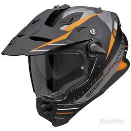 CASCO ADV ADF9000 SCORPION NERO arancione