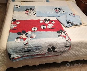 completo trapuntina e lenzuola Disney caleffi Topo