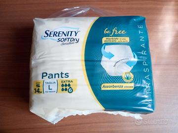8 Confez.Pannolini x adulto Serenity Pants Extra L