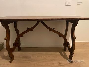 Tavolo Fratino Antico in Legno Massello